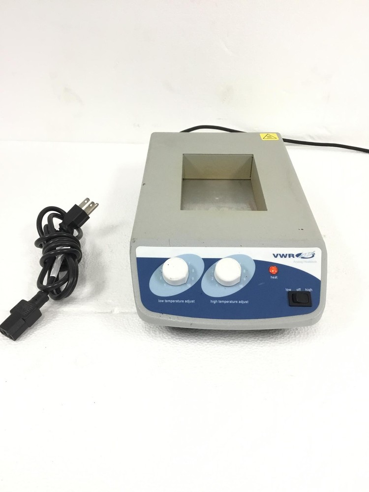 VWR Analog Dry Block Heater 949312,120V,110Watts,50-60Hz,1 Phase,WORKING