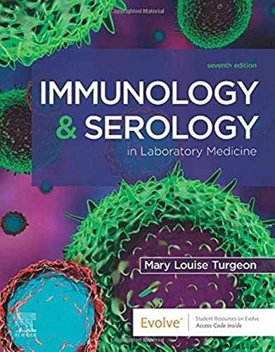 Immunology and Serology Paperback by Turgeon EdD MLS(ASCP)CM in Good Condition