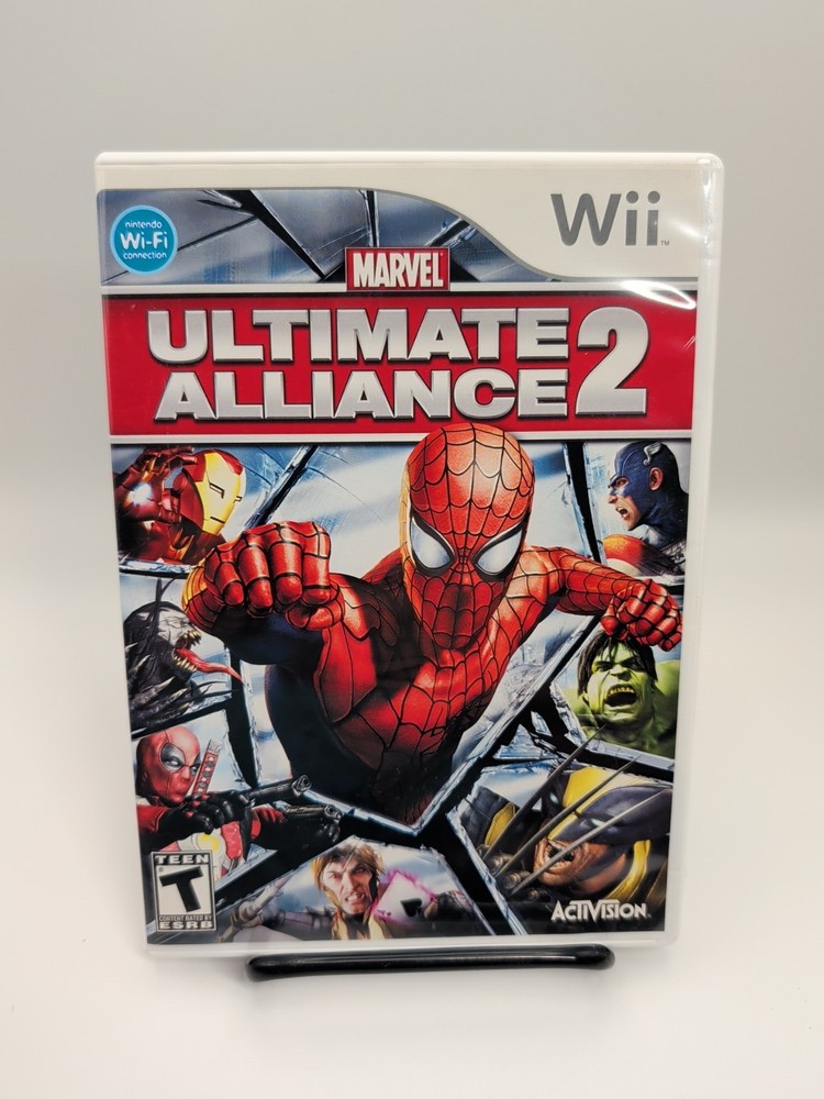 Marvel Ultimate Alliance 2 Nintendo Wii 2009 CIB Complete Tested Activision
