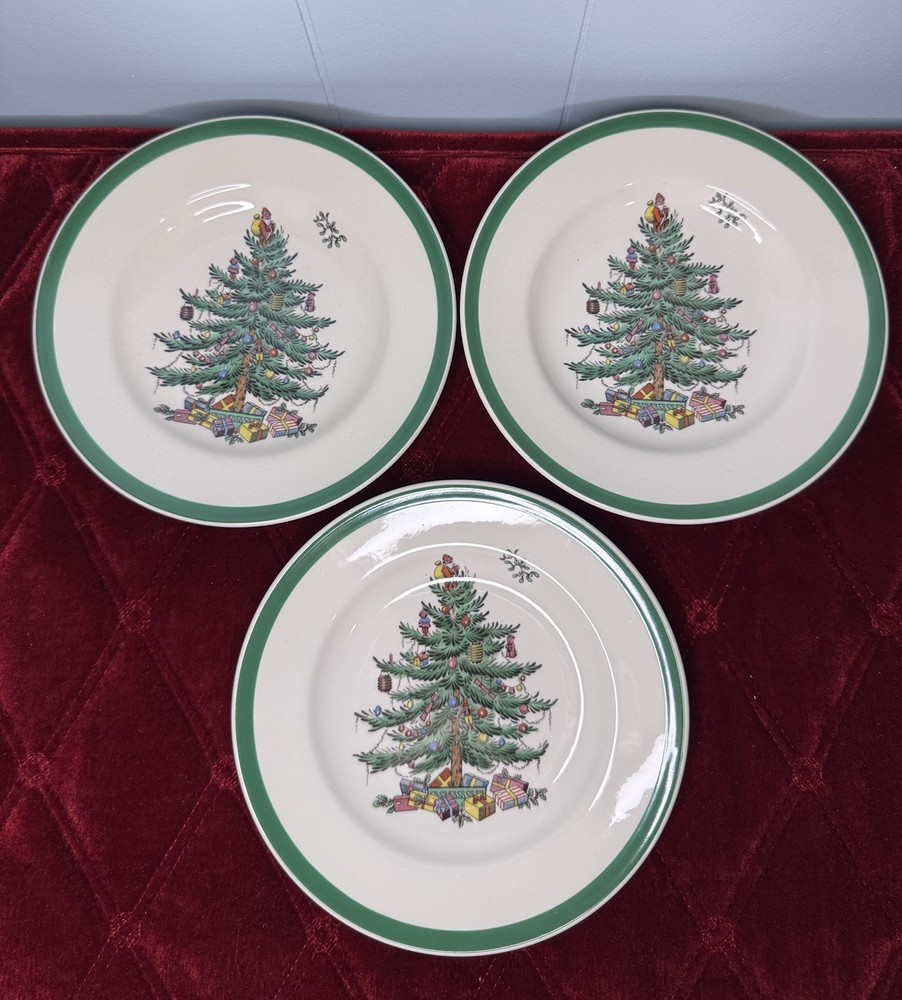 3 Spode Christmas Tree 6 1/2