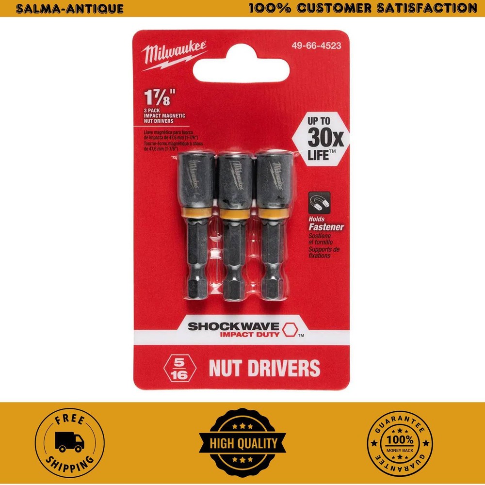 Shockwave Magnetic Nut Driver Bit 5/16