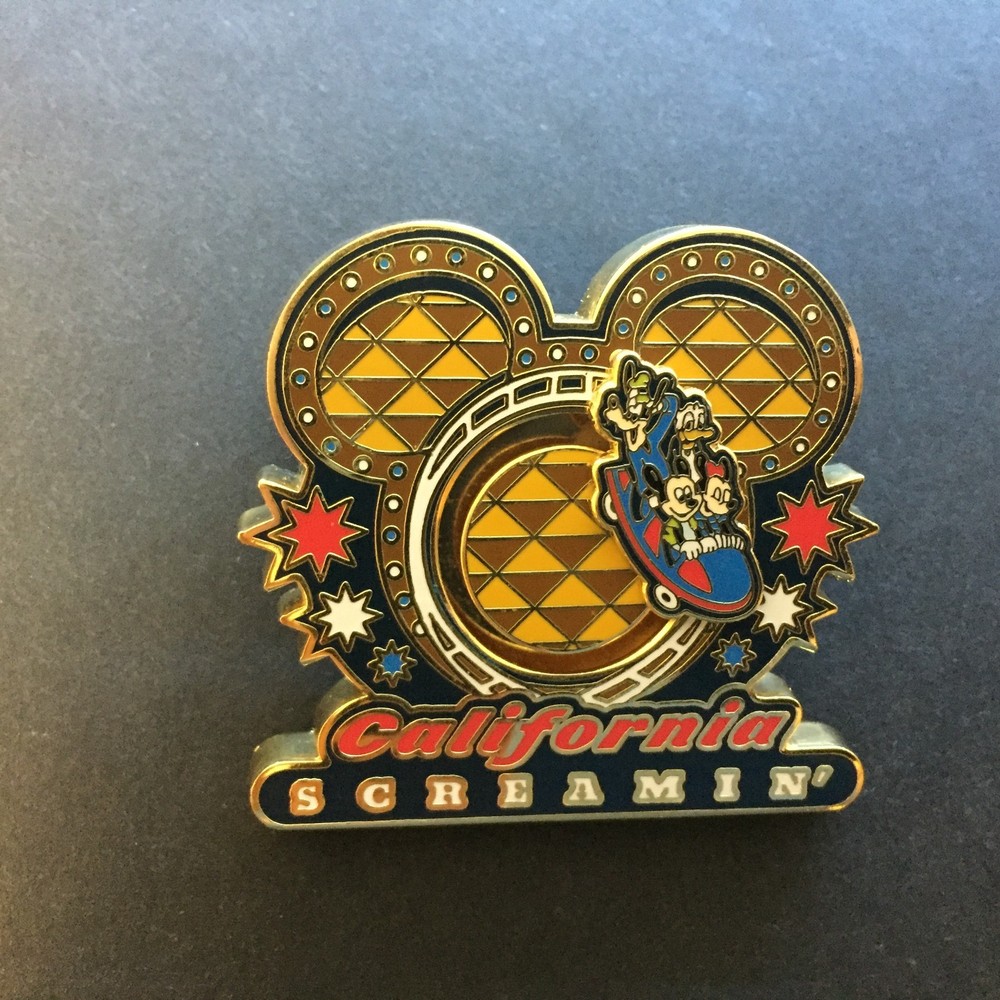 DCA California Screamin' - Loop Slider Limited Edition Disney Pin 5861