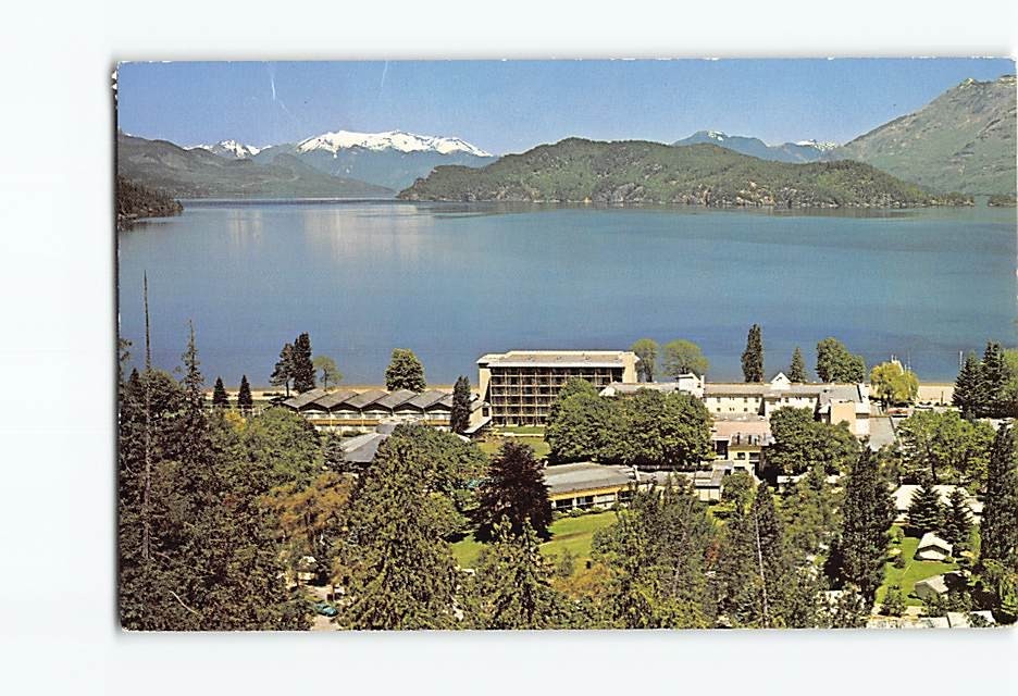 Postcard The Harrison Hotel Harrison Hot Springs British Columbia Canada