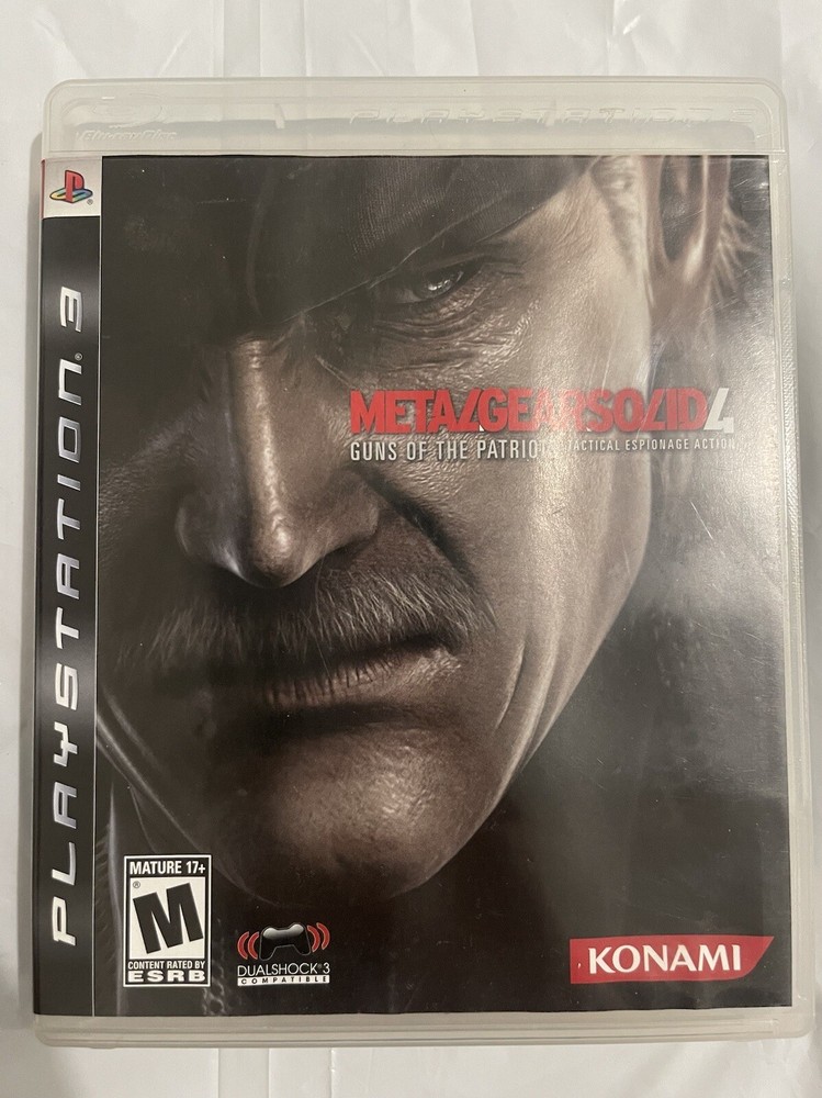 Metal Gear Solid 4 Guns of the Patriots PS3 Game 2008 Complete in Box