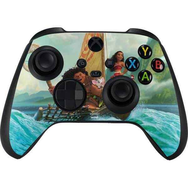 Moana Xbox Series X Controller Skin - Moana and Maui Set Sail