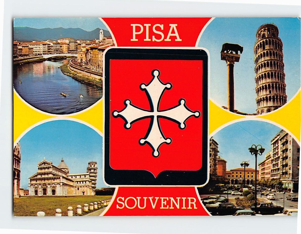 Postcard Places At Pisa  Italy