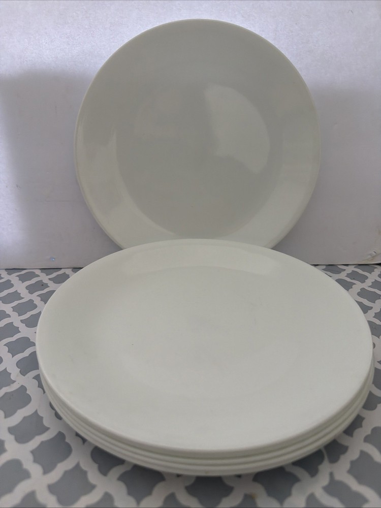 Corelle White Frost Dinner Plates “8.5 Set Of 6
