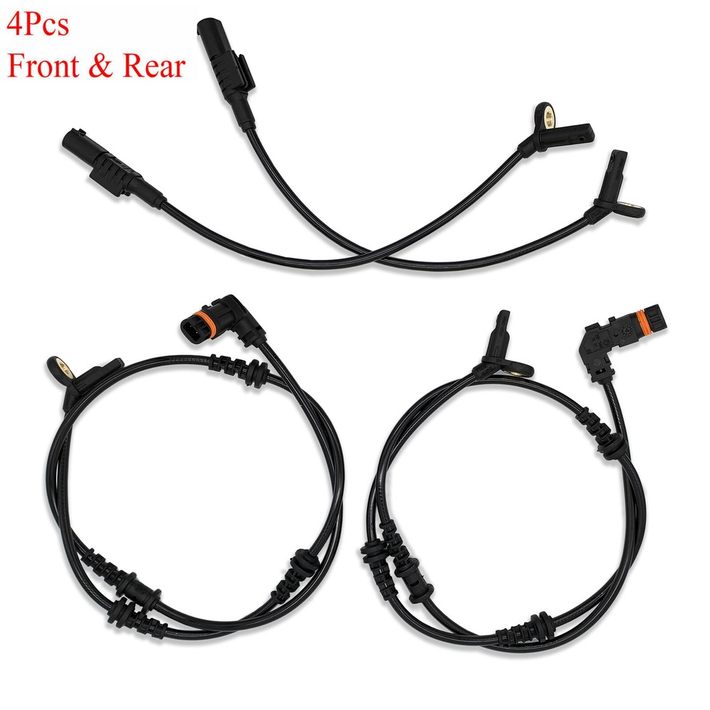 4Pcs ABS Wheel Speed Sensor Set Front & Rear For Mercedes R350 R500 R63 AMG
