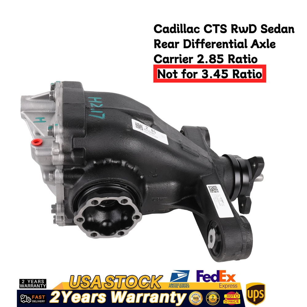 Rear Carrier Differential for Cadillac CTS RWD 2015-19 2.85 Ratio 8-Speed Trans