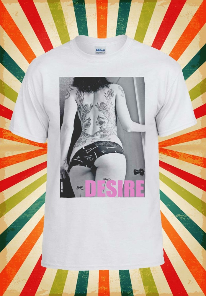 Desire Sexy Tattoo Girl Funny Hipster Men Women Vest Tank Top Unisex T Shirt
