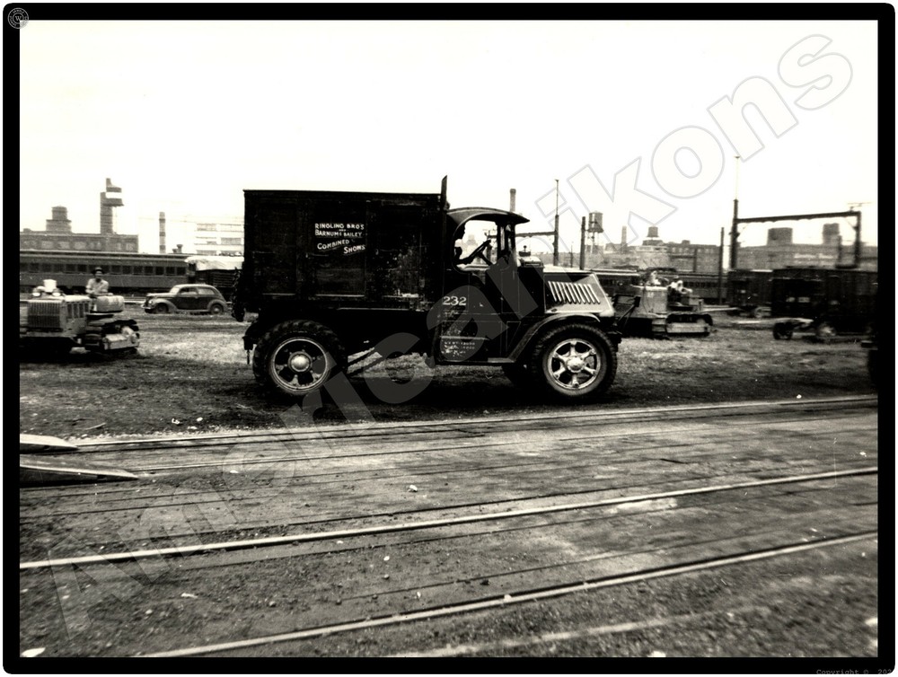 Mack Truck New Metal Sign: Ringling Brothers Circus Truck Pictured