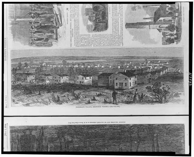 Photo:Freedman's Village,Arlington,Virginia,VA,1864