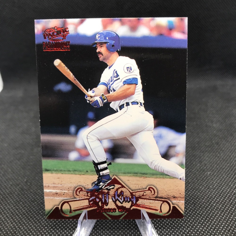 1998 Paramount Red Kansas City Royals Baseball Card #55 Jeff King VG