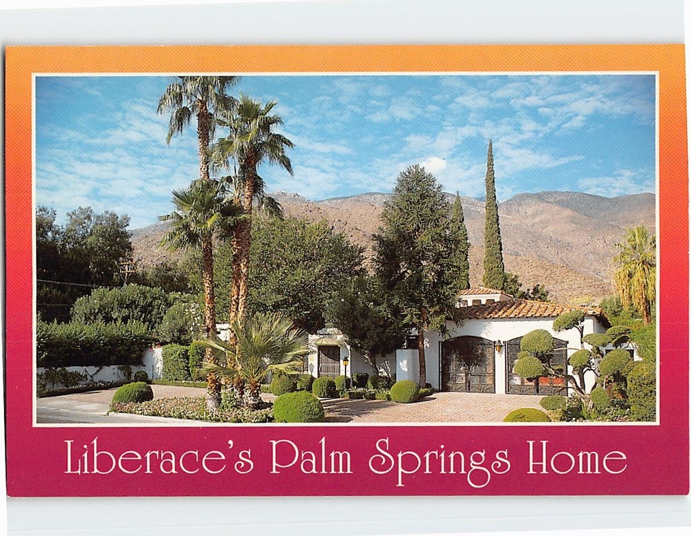 Postcard Liberace's Palm Springs Home California