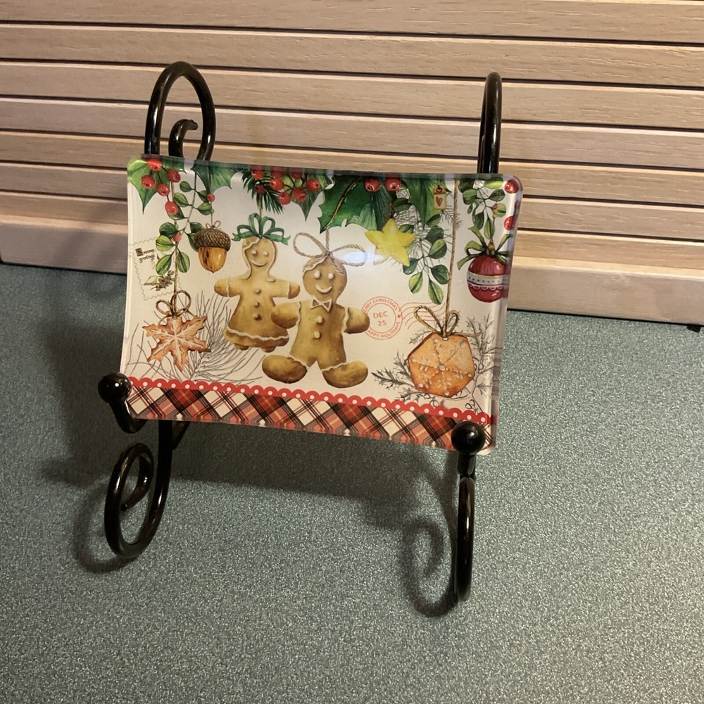 Michel Designed Christmas Soap Dish Or Trinket Tray