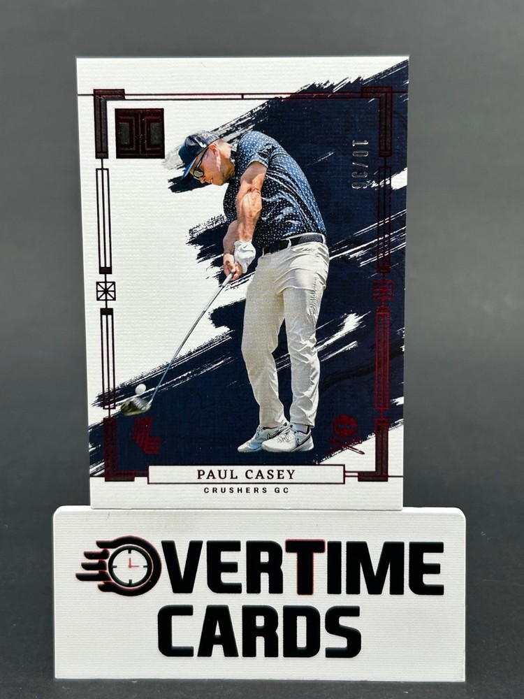 2024-25 Panini Impeccable LIV Golf Paul Casey #7 Red /25