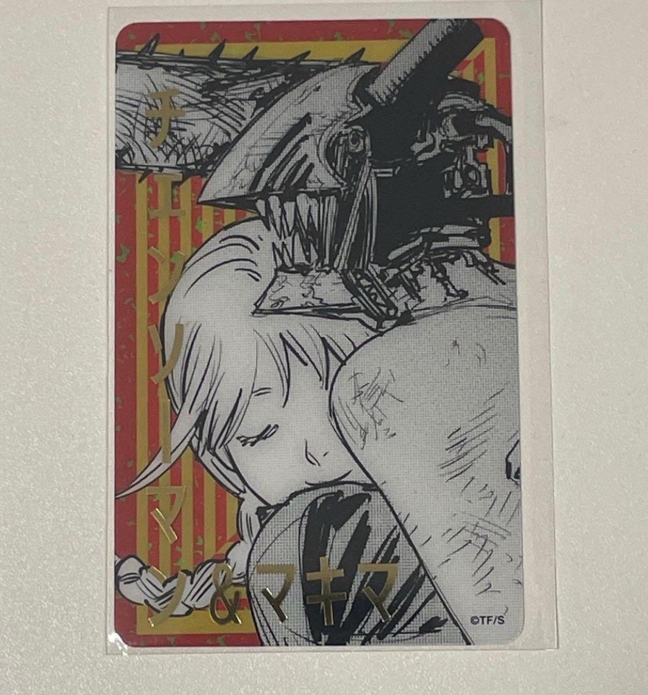 Chainsaw Man Jump Festa 2026 Clear Card Makima Denji Foil Stamped Collection JF
