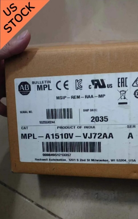 1 PC Original MPL-A1510V-VJ72AA Brand NEW Servo Motor US Stock Fast Free Ship