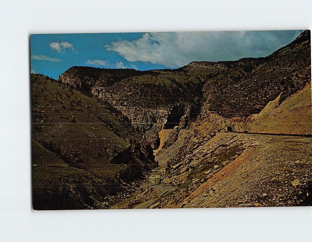 Postcard Scenic Shoshone Canyon Wyoming USA