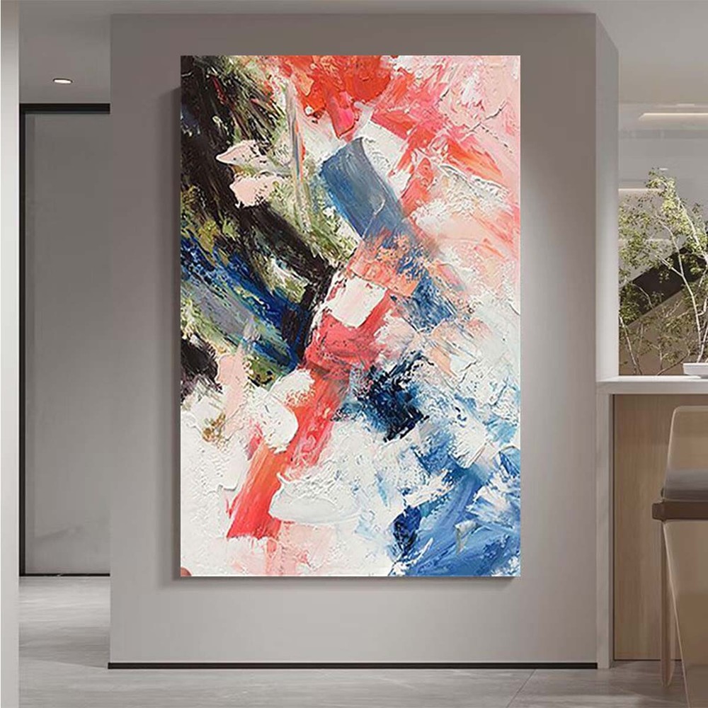 Colorful Handmade Canvas Oil Painting Living Room Bedroom Porch Aisle Wall Decor