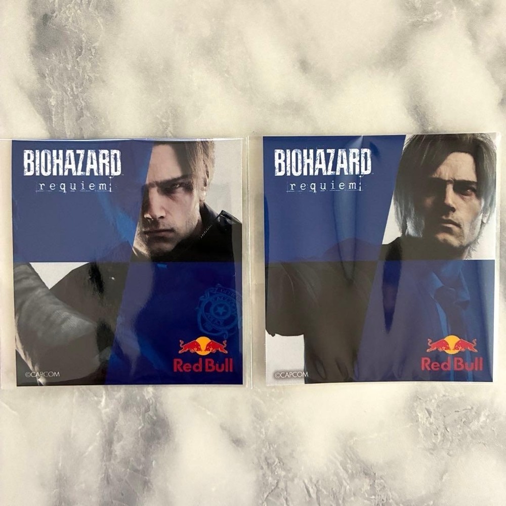 Resident Evil Requiem Red Bull Leon Sticker Japan Limited Collaboration