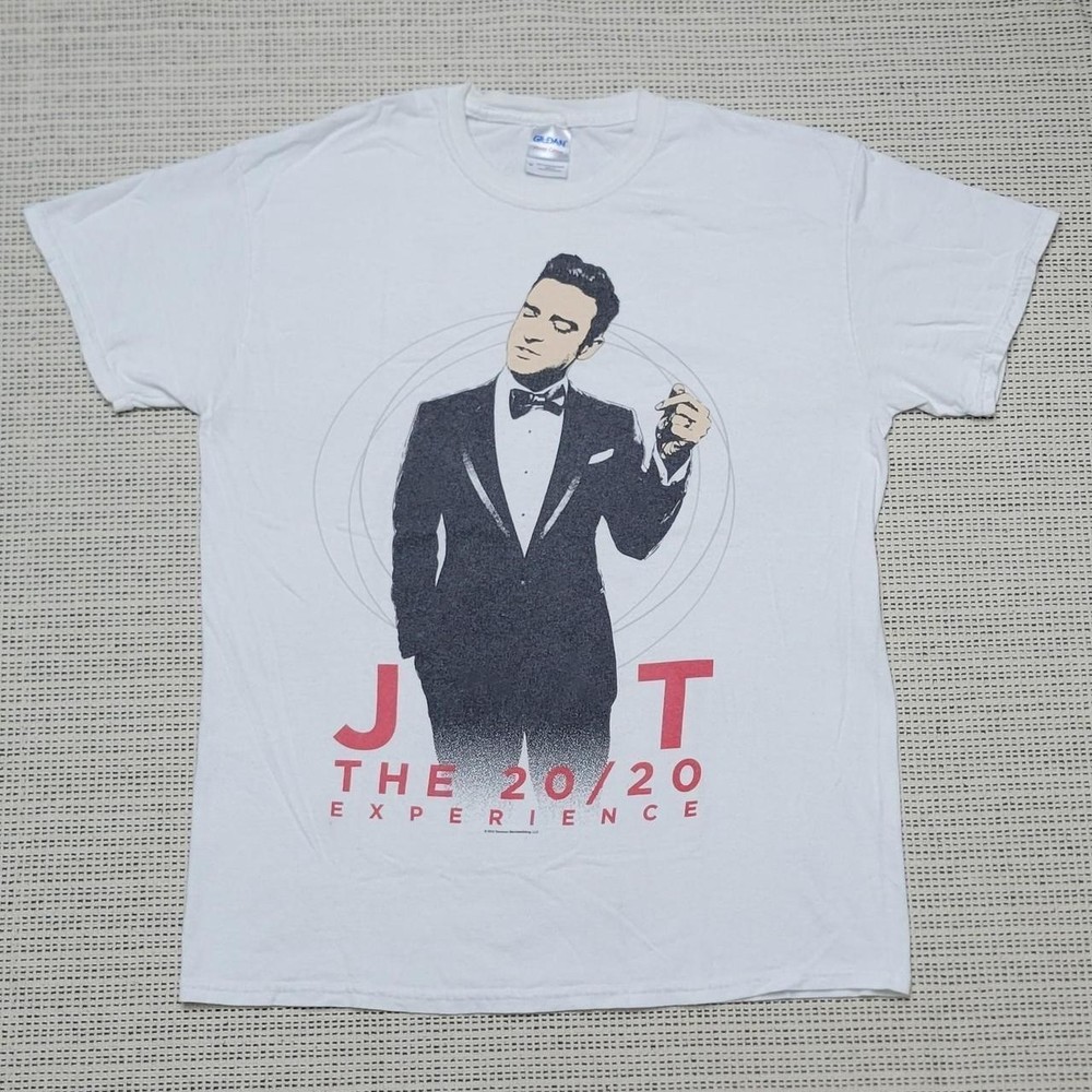 Justin Timberlake Men's Large 2014 the 20/20 Experience World Tour T-Shirt