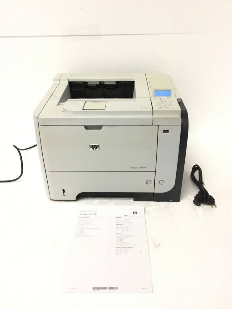 HP LaserJet P3015 CE528A Mono Laser Printer Duplex Network USB 63,313 Pages