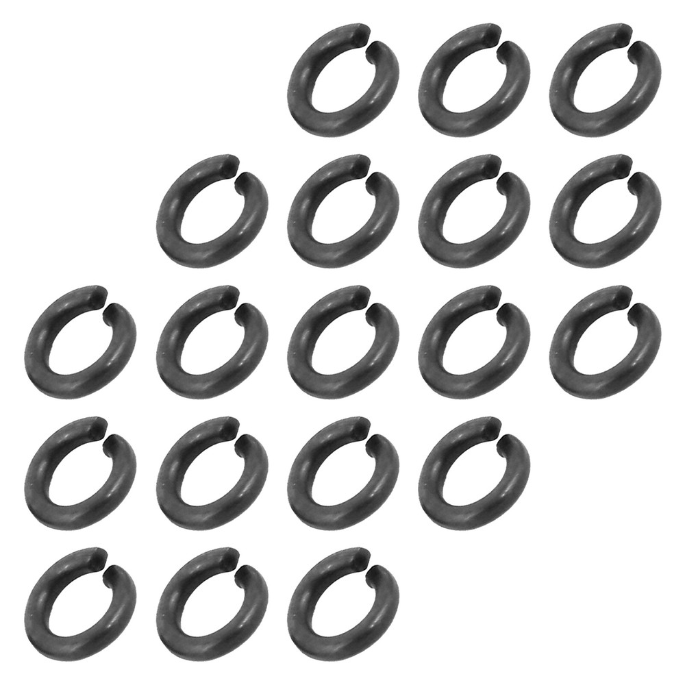 Split Lock Washer (M2) 100Pcs, Carbon Steel Spring Lock Washer Elastic Gasket
