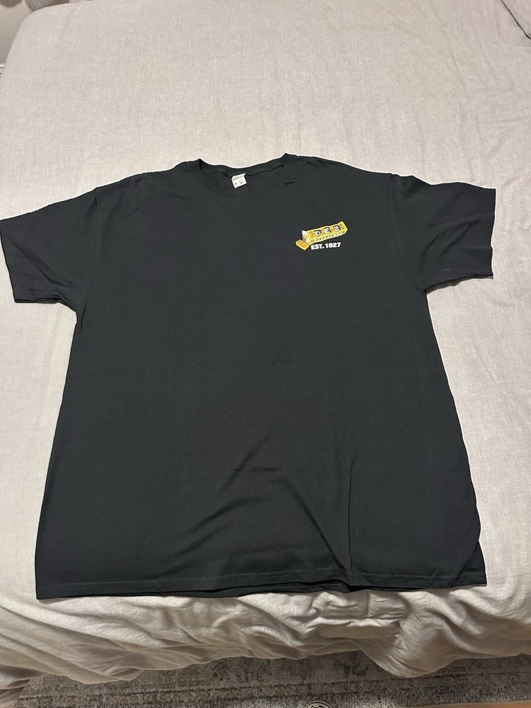 Pez Spaceman Rocketship Black T-shirt XL