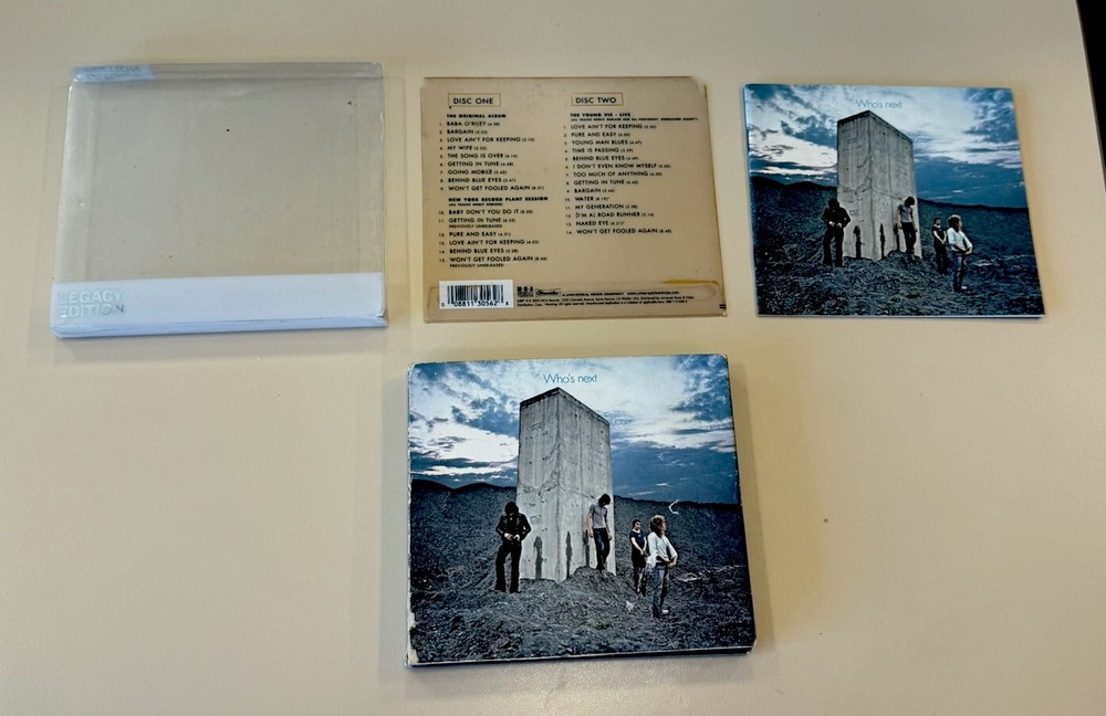 The Who Who's Next Rare Legacy Edition 2 Cd Free Shipping