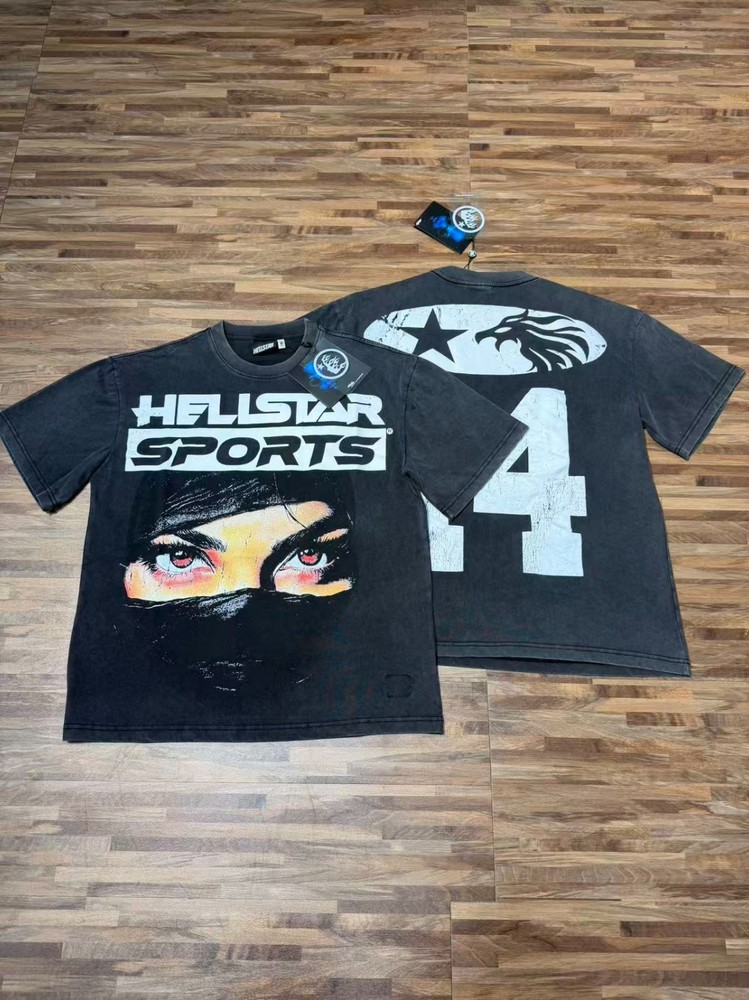 14 Hellstar tee shirt Men's Black Cotton NEW S-M-L-XL Design