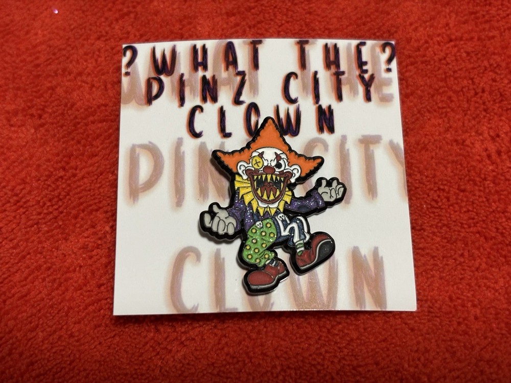 Pinzcity What The Clown Horror pack Scare Bear Hat Pin Halloween Clown 🤡