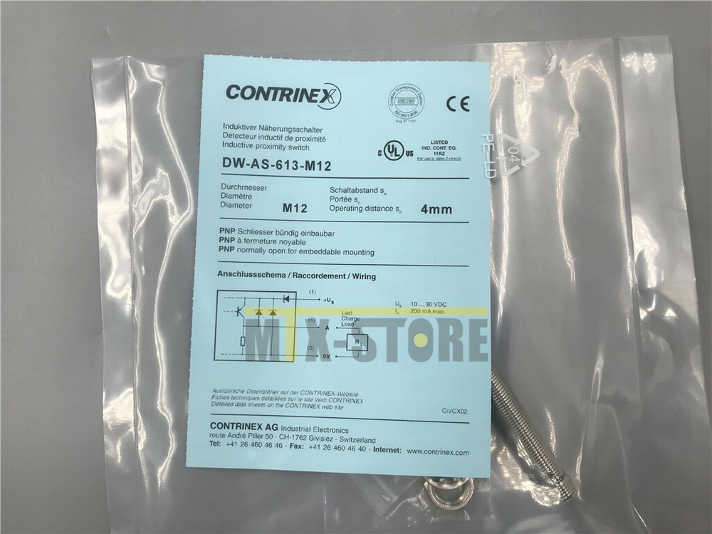 1PC CONTRINEX DW-AS-613-M12 INDUCTIVE SWITCH Brand New Sensor&Proximity Switch