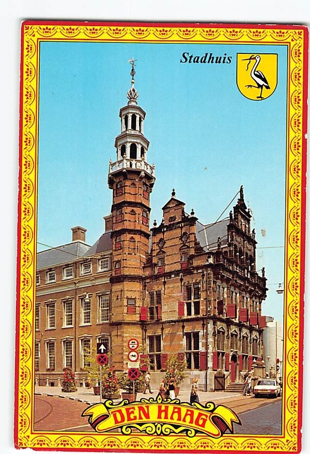 Postcard Old City Hall The Hague Netherlands