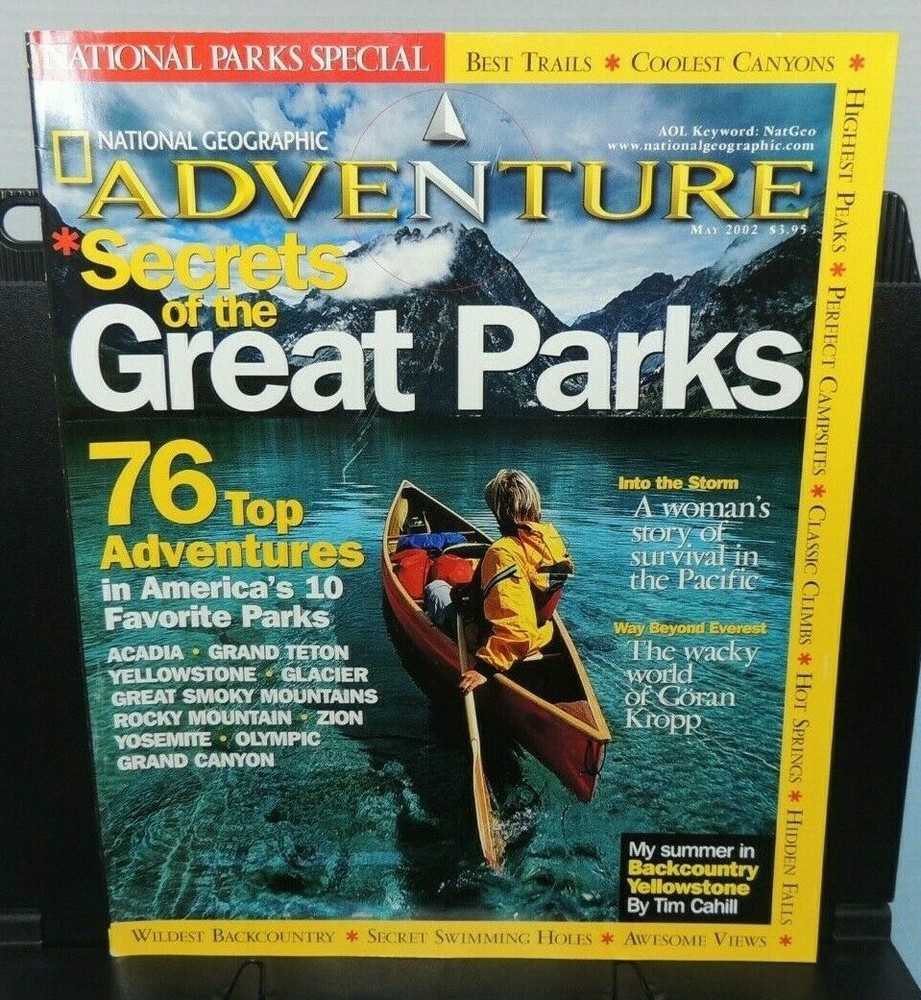 National Geographic ~ ADVENTURE magazine - MAY 2002 issue