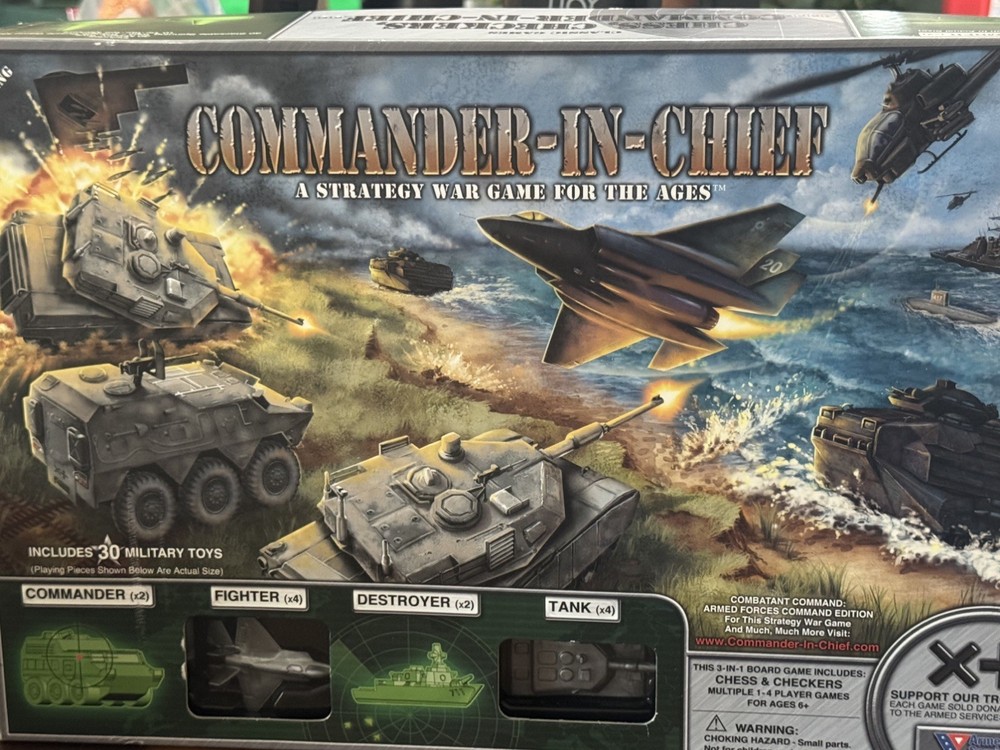 X Plus Prod Boardgame Commander-In-Chief Box SW (VG/New)