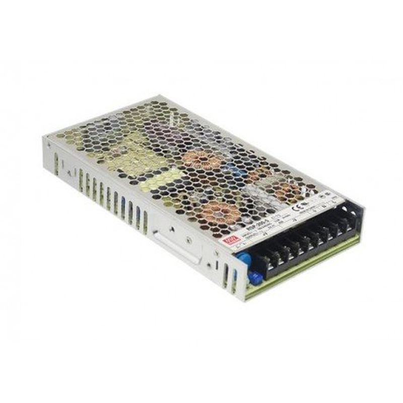 RSP-200-5 Single Output Power Supply with PFC Function 5 Volt, 40 Amp, 200 Watt