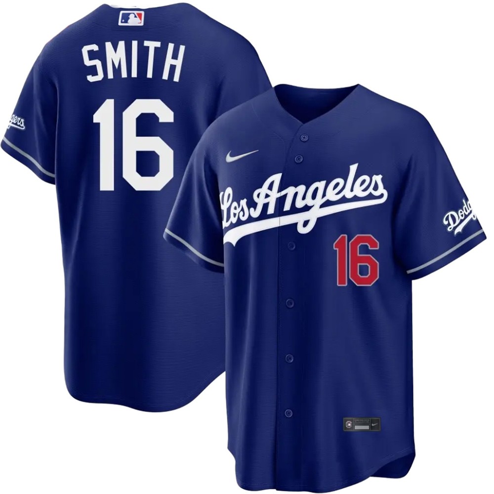 Men's Los Angeles Dodgers Will Smith 2026 Royal Alternate Stadium Stitched!!