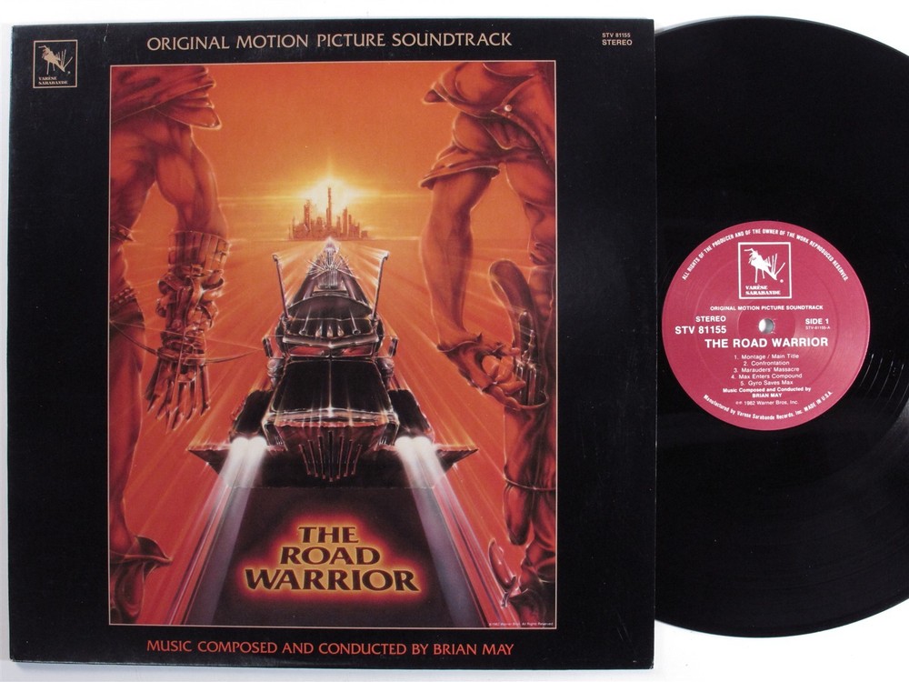 ROAD WARRIOR OST Brian May VARESE SARABANDE LP VG++ c