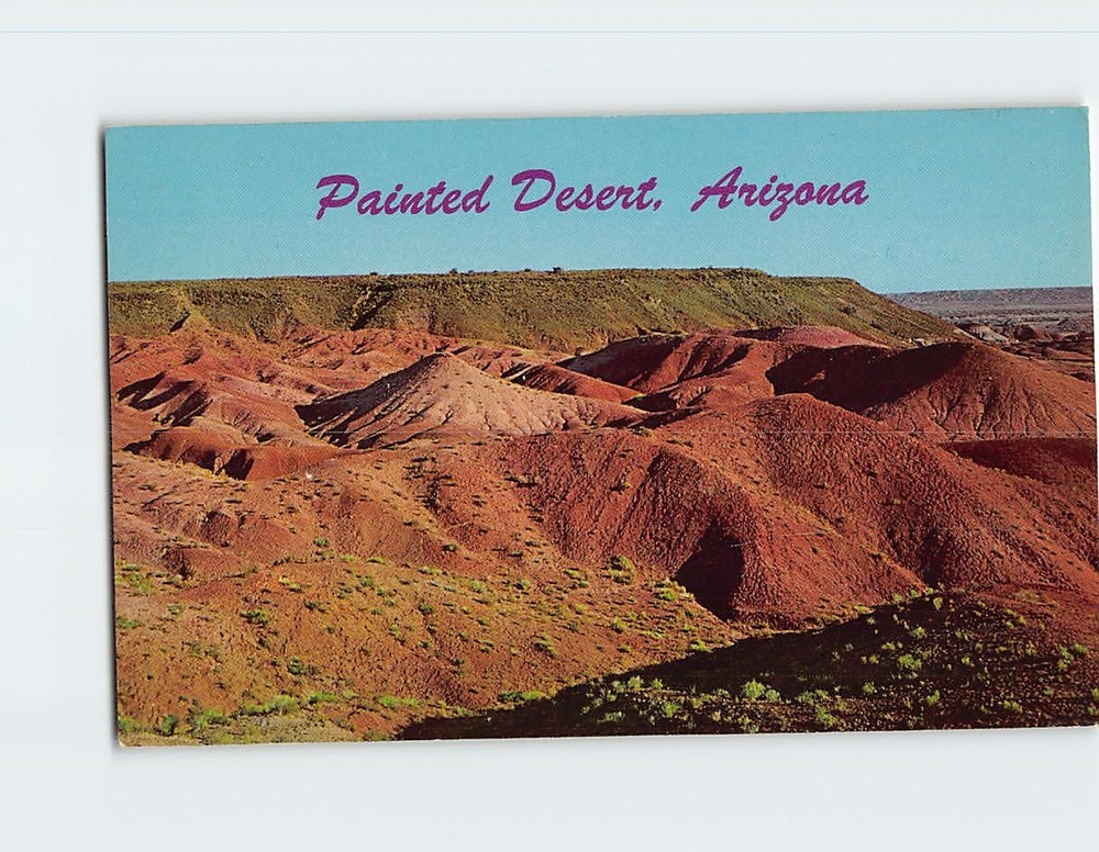 Postcard Painted Desert Arizona USA