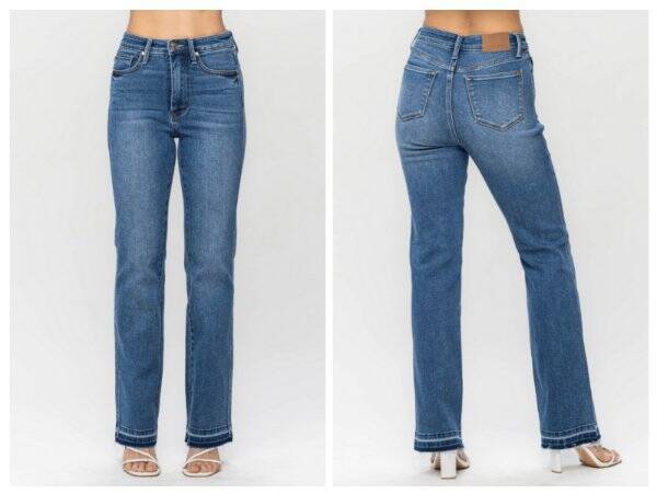 Judy Blue High Waist Tummy Control Released Hem Slim Bootcut Jean 31