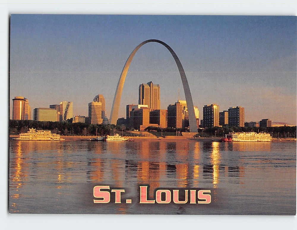 Postcard The Gateway city St. Louis Missouri USA