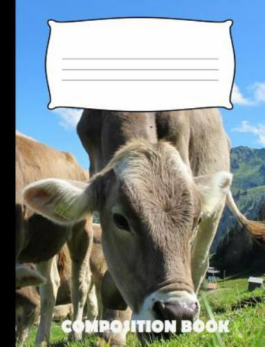 Composition Book: Cattle Composition Not Wide Ruled by Publishing, Pinnacle N...