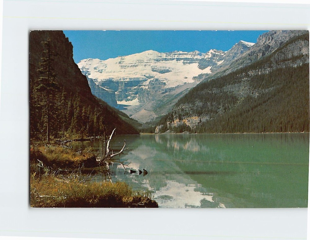 Postcard Lake Louise & Victoria Glacier Canada