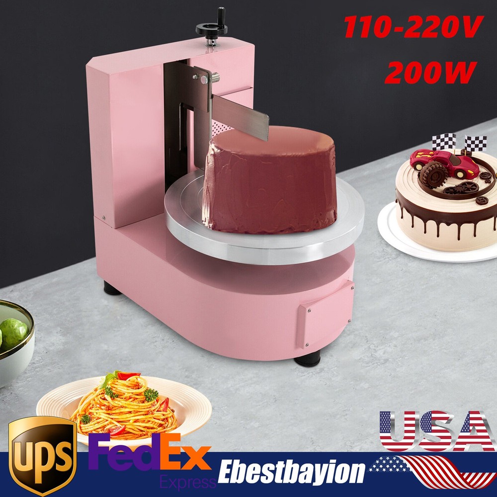 110V Automatic Cake Cream Spreader for Easy Decorating & Coating
