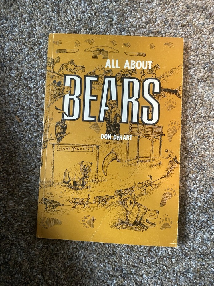 All About Bears Paperback by Don DeHart 1971 First Edition Good Condition