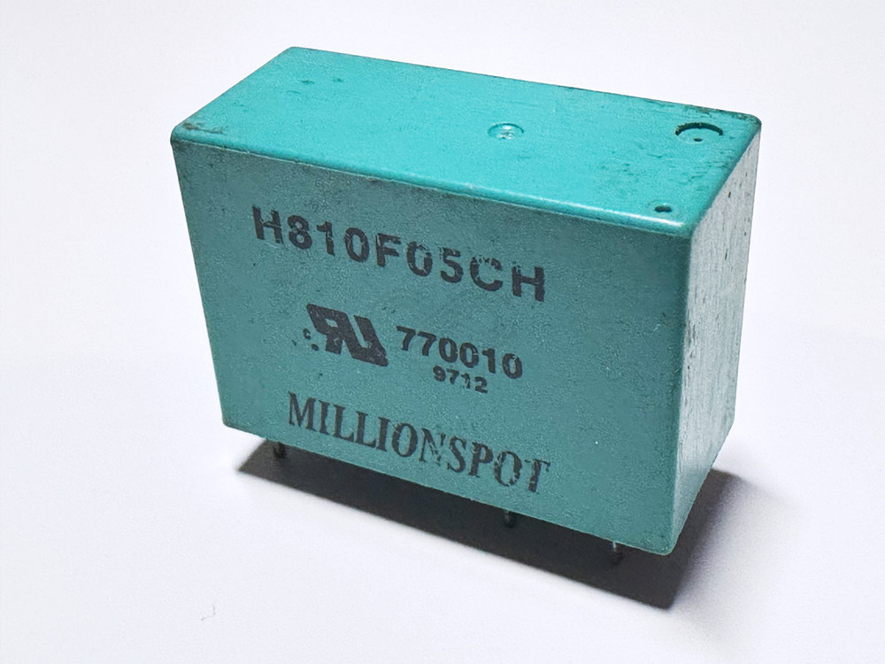 H810F05CH MILLIONSPOT Power Relay 5VDC SPDT 1FormC 10A 250VAC/30VDC 5-Pin