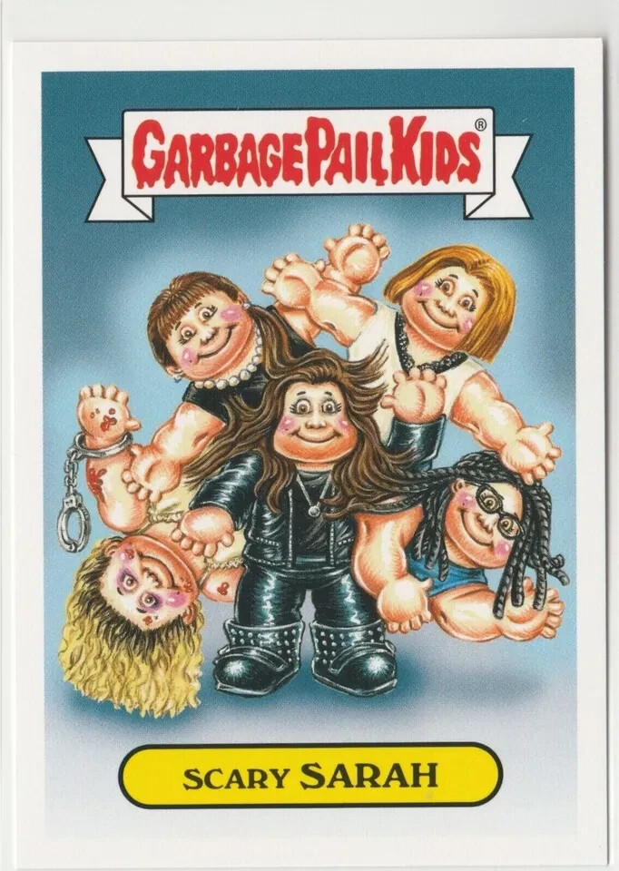 Scary Sarah Garbage Pail Kids GPK 2016 Prime Slime Trashy TV Card #4b