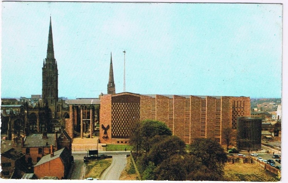 United Kingdom UK Postcard Coventry Cathedral A
