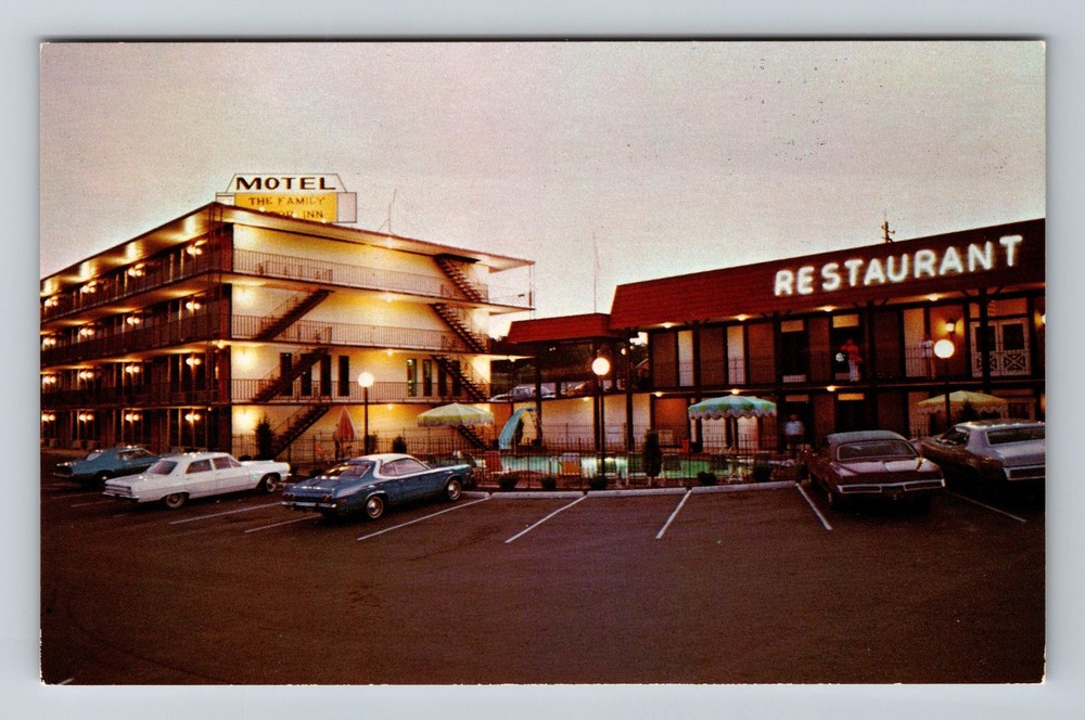Erlanger KY-Kentucky The Family Motor Inn Vintage Postcard Standard Sovenir Old